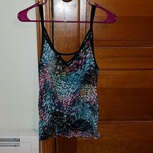 Strappy colorful tank top